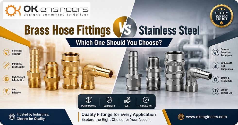 Brass Hose Fittings vs Stainless Steel: Which One Should You Choose?