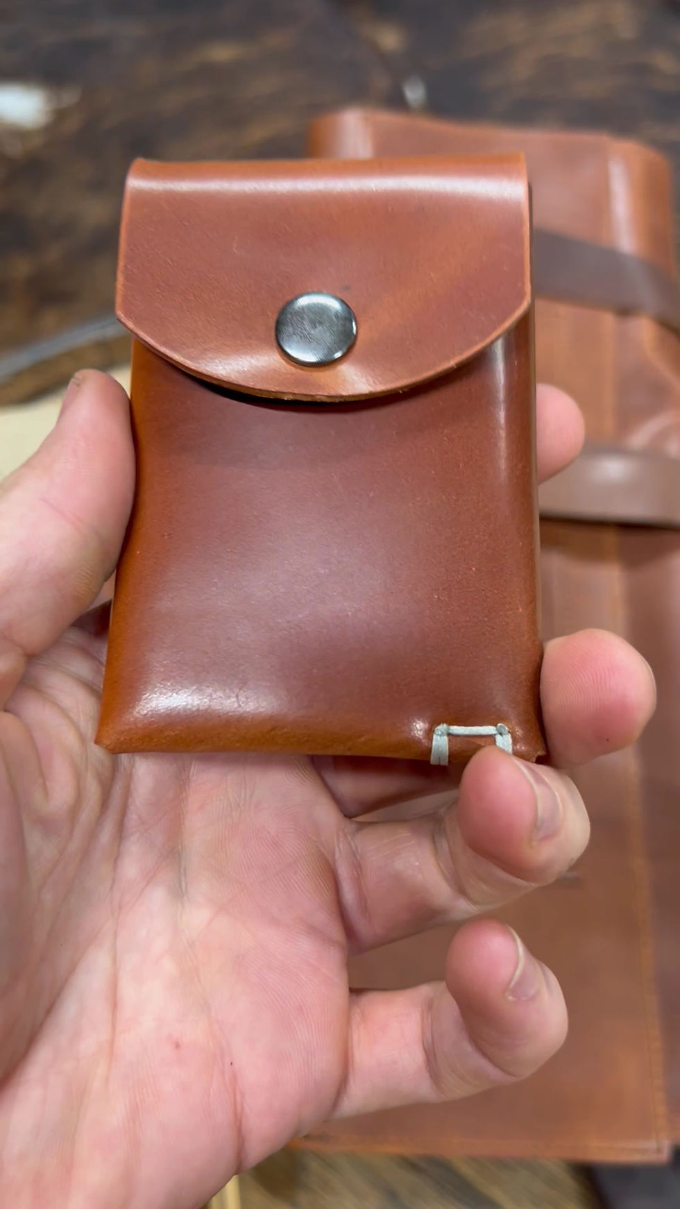 Miniaturbild: Genial Schlicht Geldbeutel Shell Cordovan