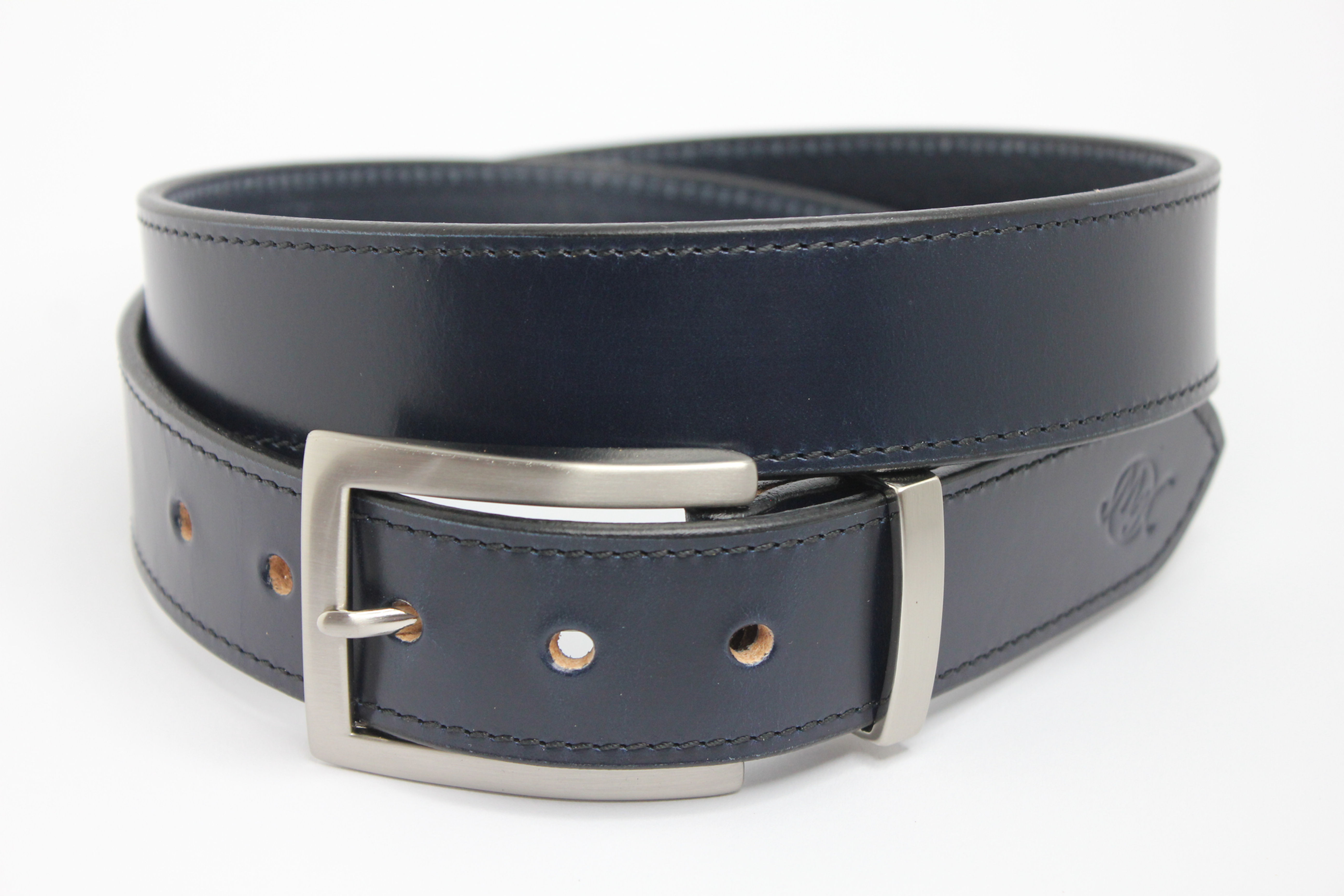 2te Wahl - Schlichte Eleganz dunkelblau 3,5cm mit Naht