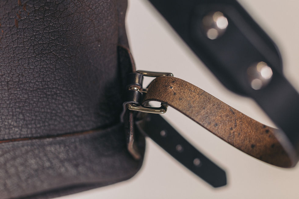 Miniaturbild: Rolltop Rucksack Wasserbüffel braun