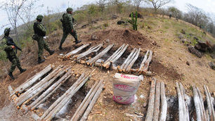 873 fosas clandestinas identificadas en México.