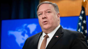 Estados Unidos seguirá trabajando "para restablecer la democracia" en Venezuela. Mike Ponpeo