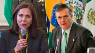 México quiere desestabilizar al gobierno de de Bolivia: dice su canciller Karen Longaic.