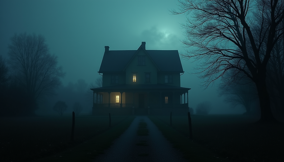 Classic haunted house setting from a top horror movie