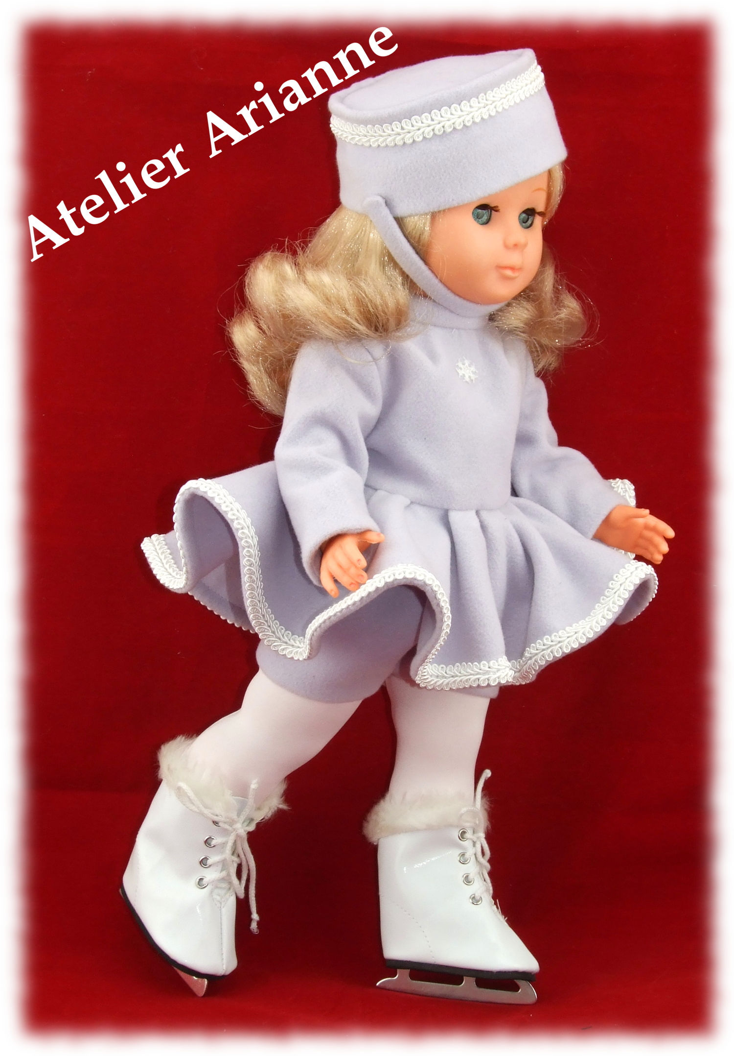 Tenue novembre 1957 pour poupée Françoise de Modes et Travaux