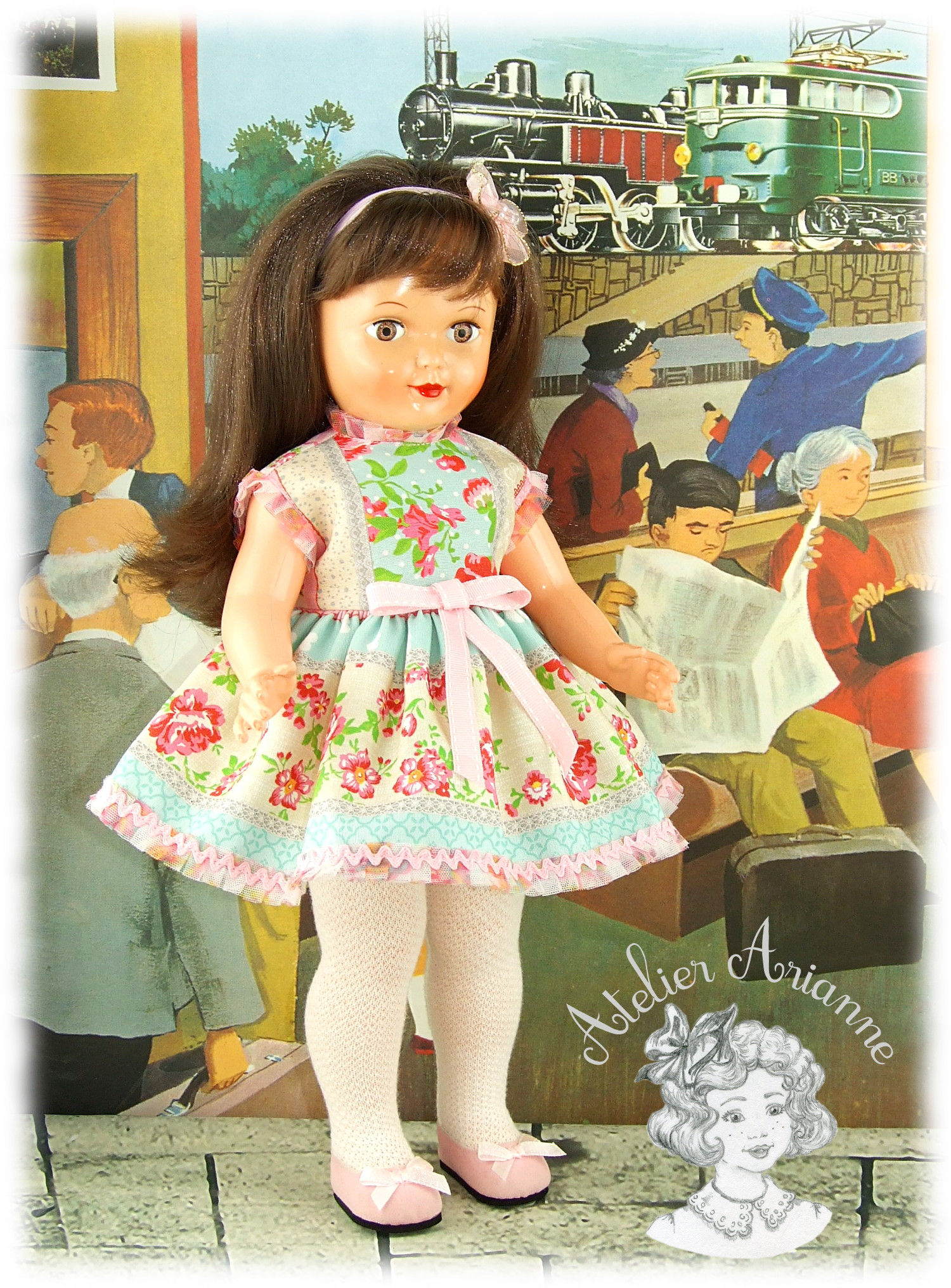 Floriane - Tenue pour les poupées Modes et Travaux