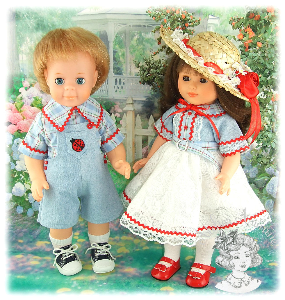Miniature : Tina - tenue exclusive pour les poupées de Modes et Travaux