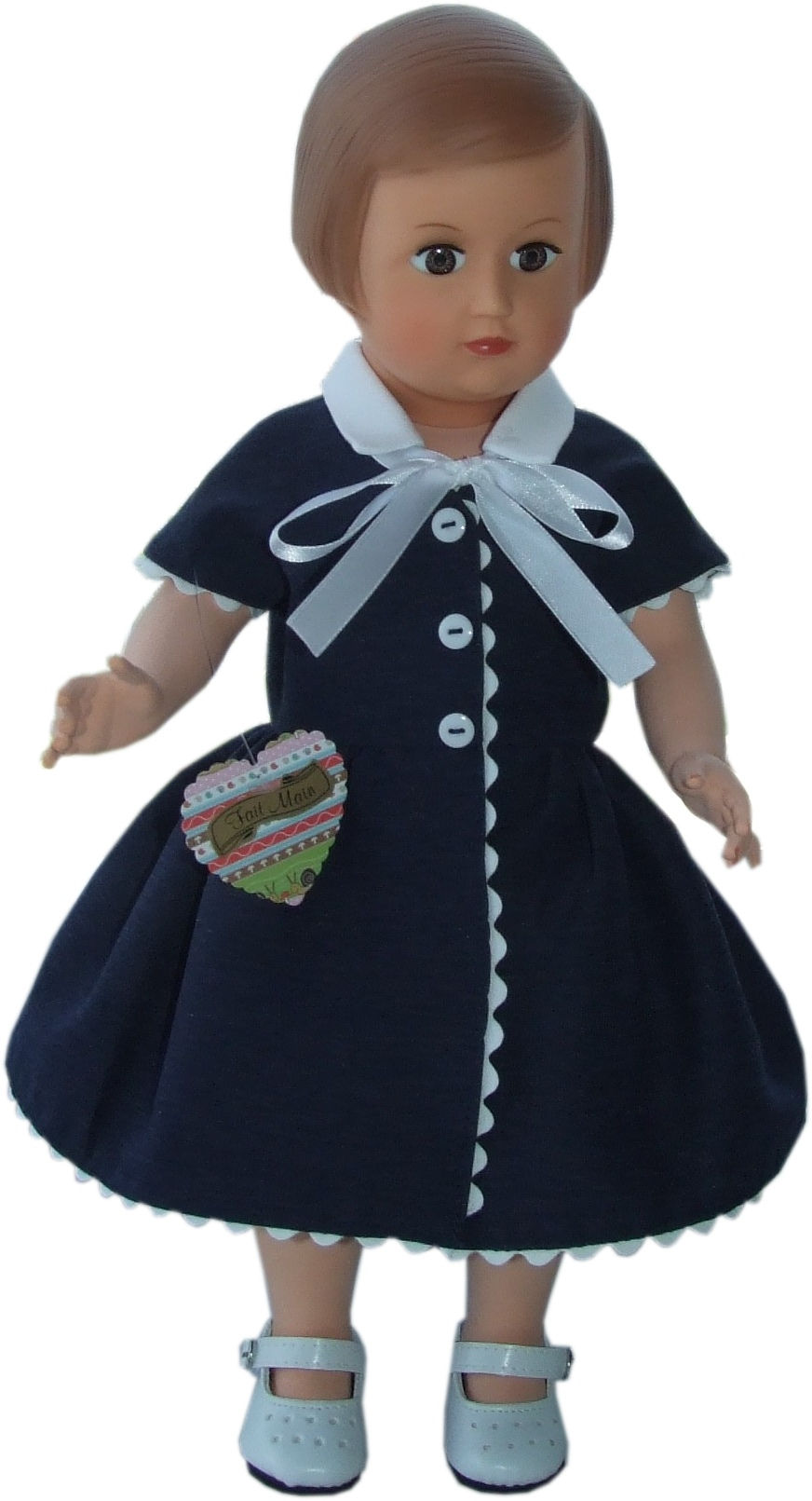 Miniature : Robe " Écolière " Françoise ou Marie-Françoise