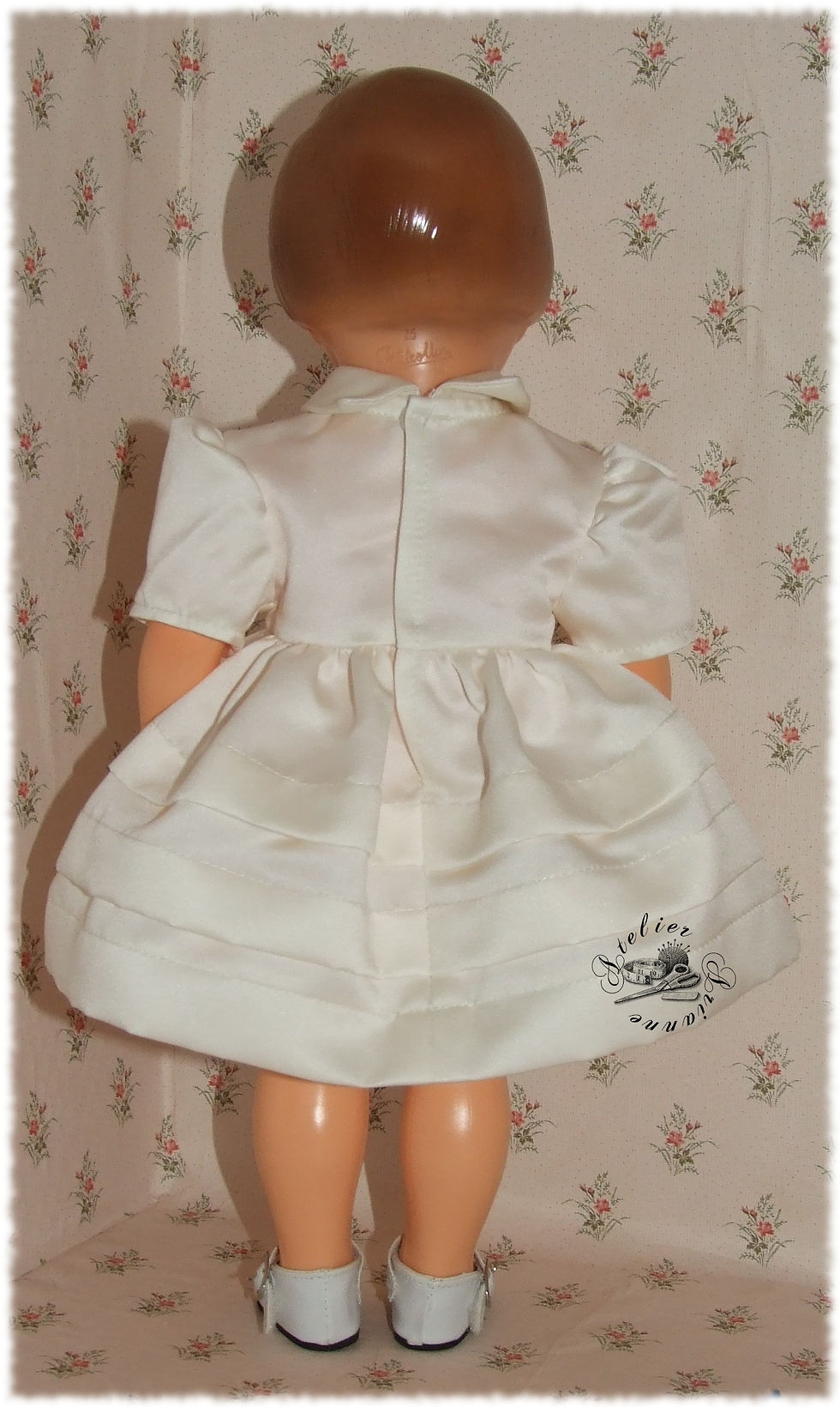 Miniature : Tenue pour poupée Françoise Modes et Travaux Décembre 1957