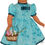 Miniature : Robe Françoise Bleu turquoise Mars 1951