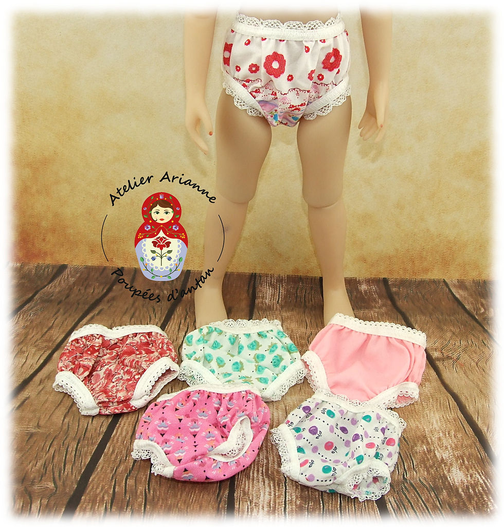 Miniature : Culotte pour poupée Ruby Red