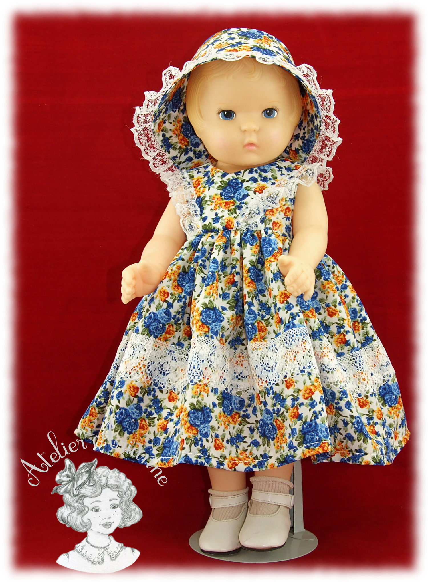 Bernadette Tenue pour poupées: Daisy Kingdom de 50 cm