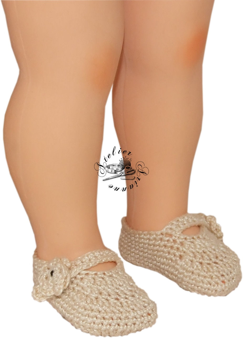 Miniature : Chaussures crochet Françoise ou Marie-Françoise