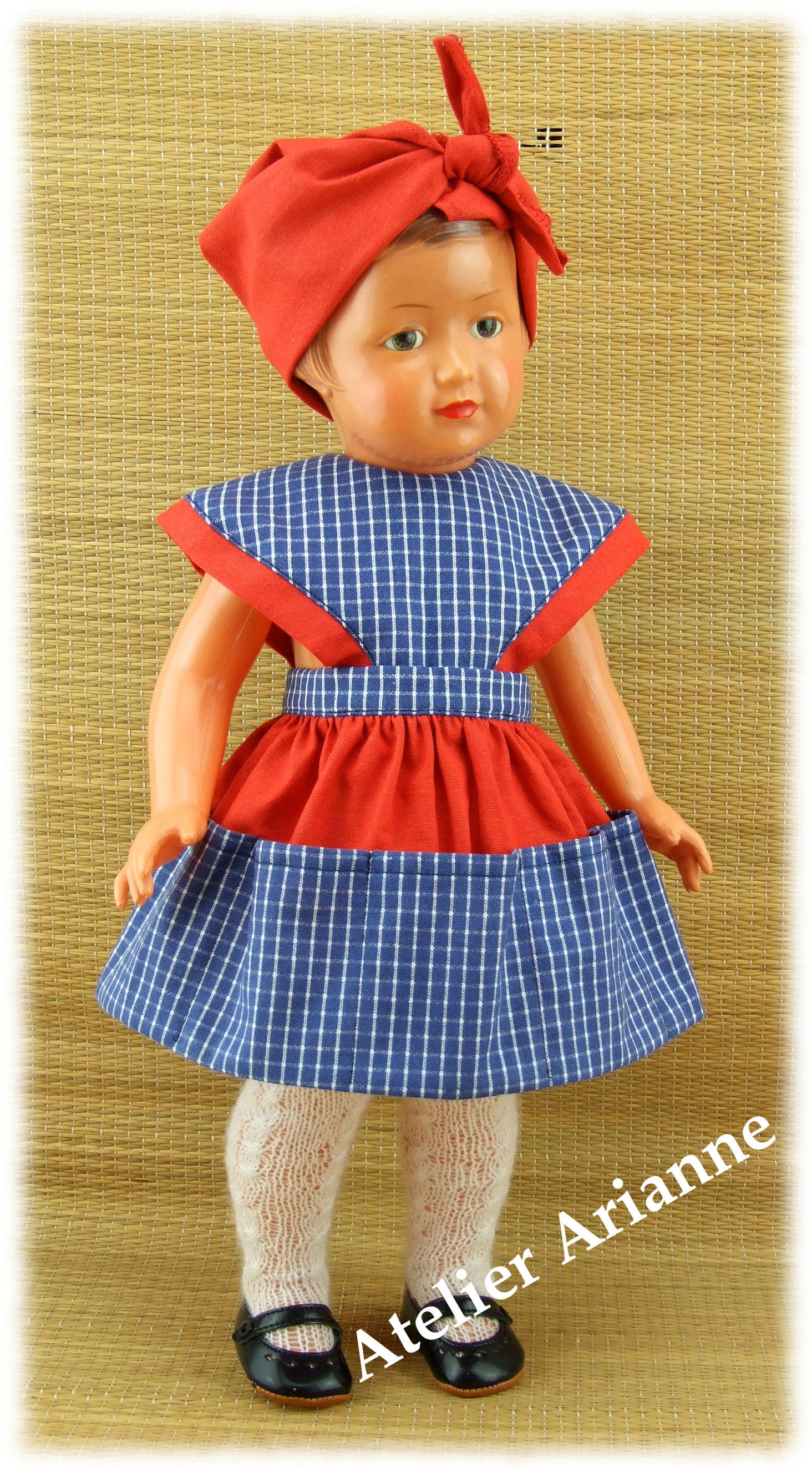 Tenue pour poupée Françoise Modes et Travaux Mai 1955