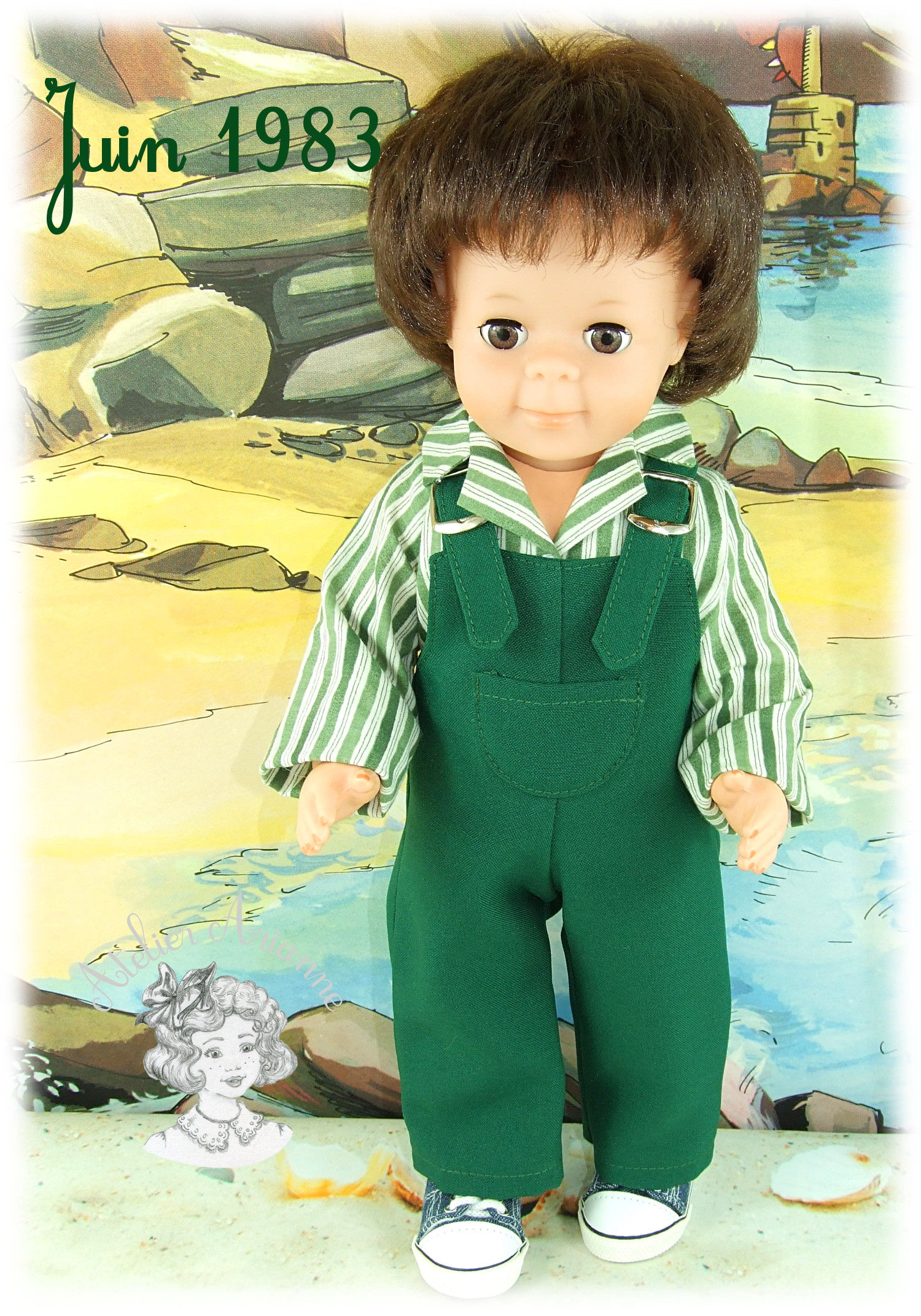 Juin 1983 - Tenue pour poupée Jean-Michel de Modes et Travaux