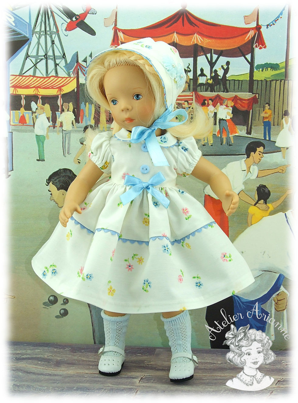 Miniature : Tenue Mirella pour poupée Colette de Bella 32 cm + culotte