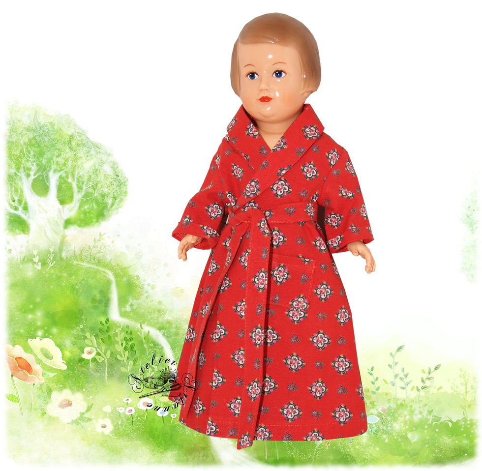 Miniature : Tenue Françoise Rouge Janvier 1956