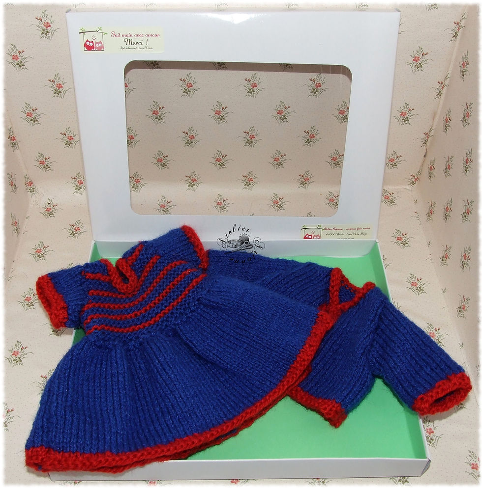 Miniature : Tenue poupée Françoise ou Marie-Françoise Février 1962