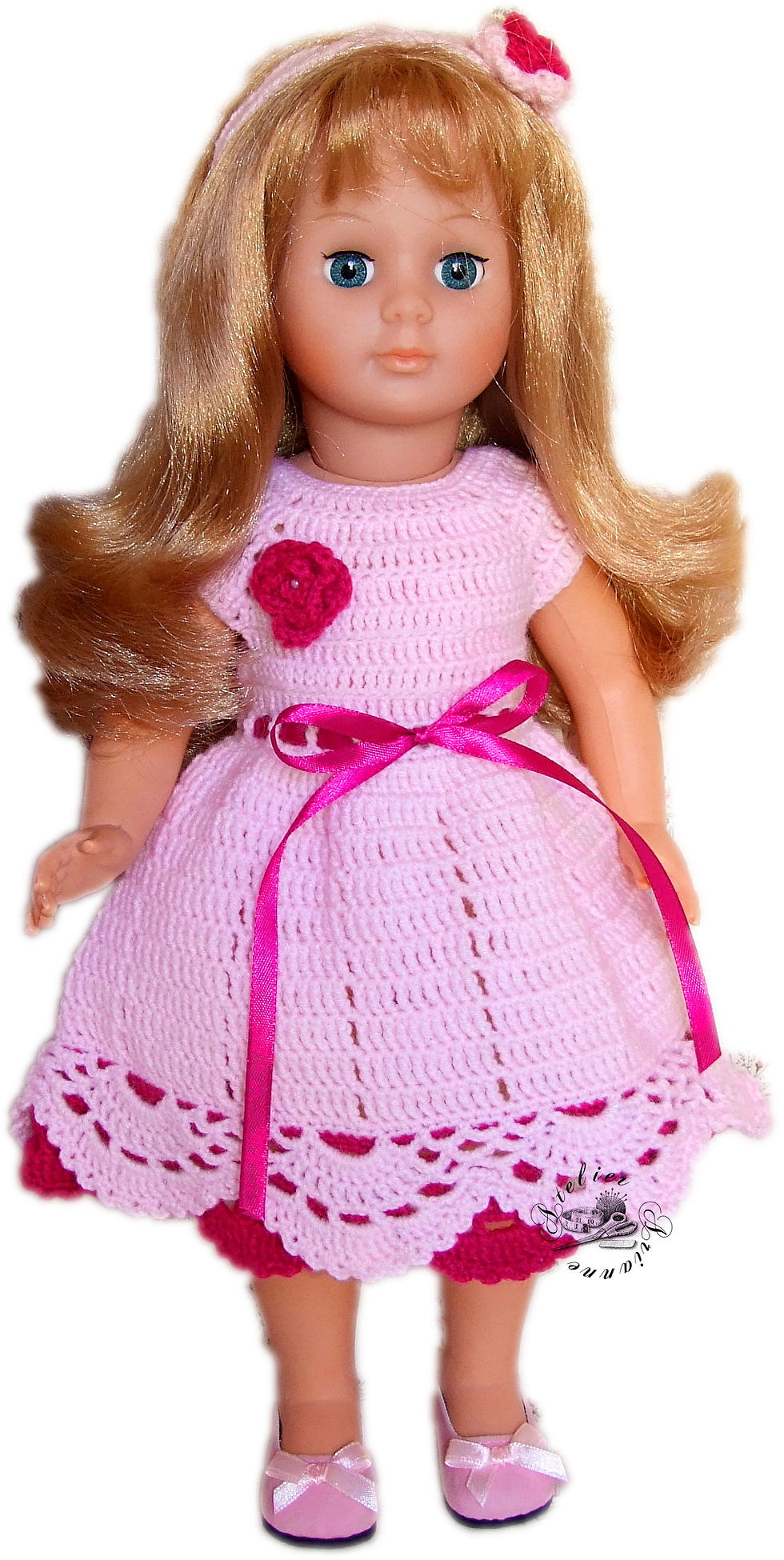 Miniature : Tenue Sophie pour poupée Francette Marie-Francoise, Modes et Travaux