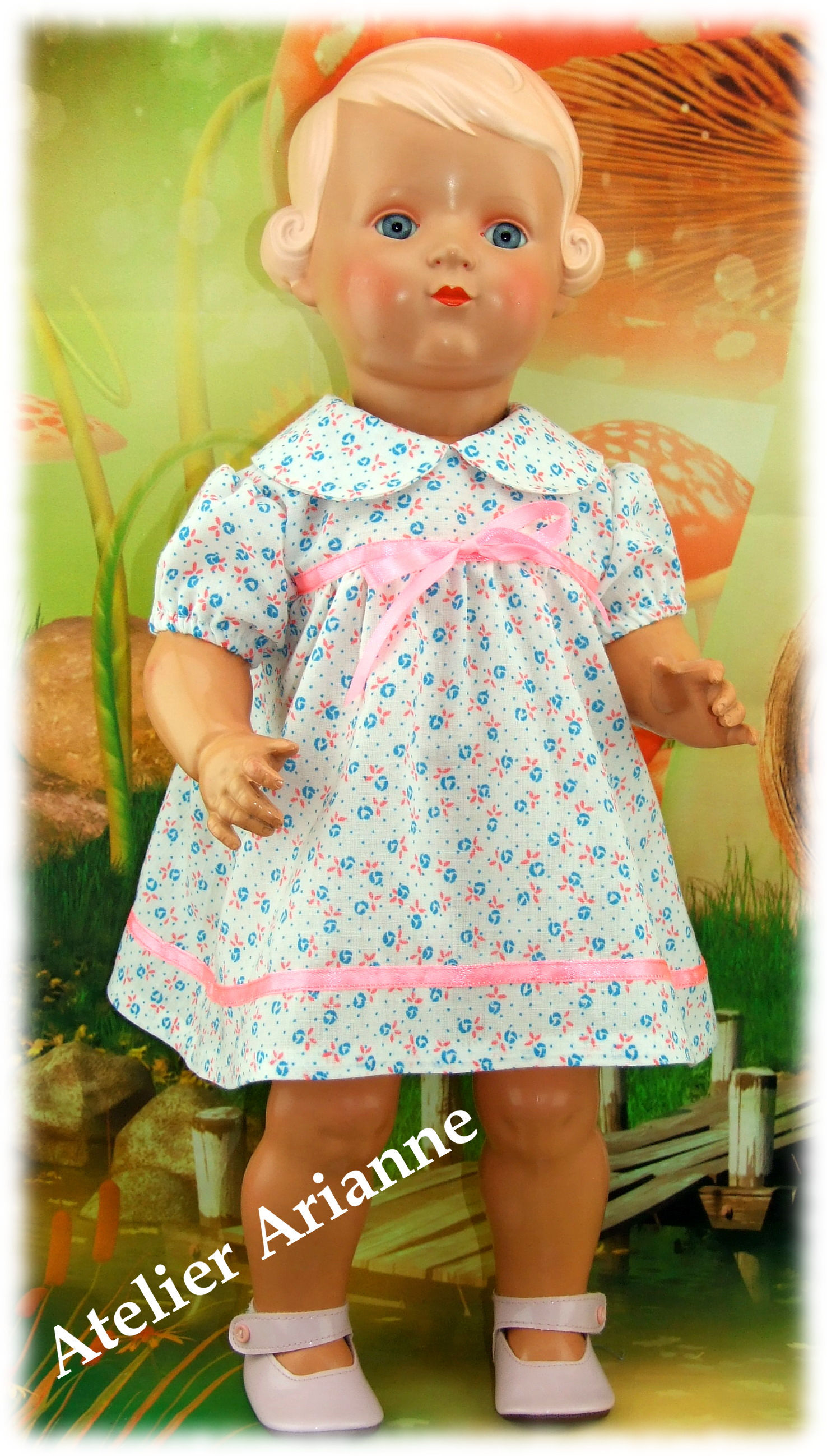 Tenue Madalena grande pour poupons 45-50, Schildkrot, corolle 42 cm