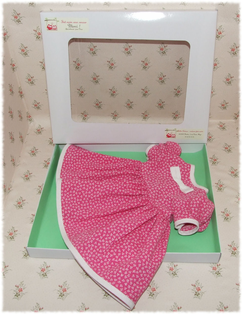 Miniature : Tenue poupée Modes et Travaux pour Françoise Mars 1951