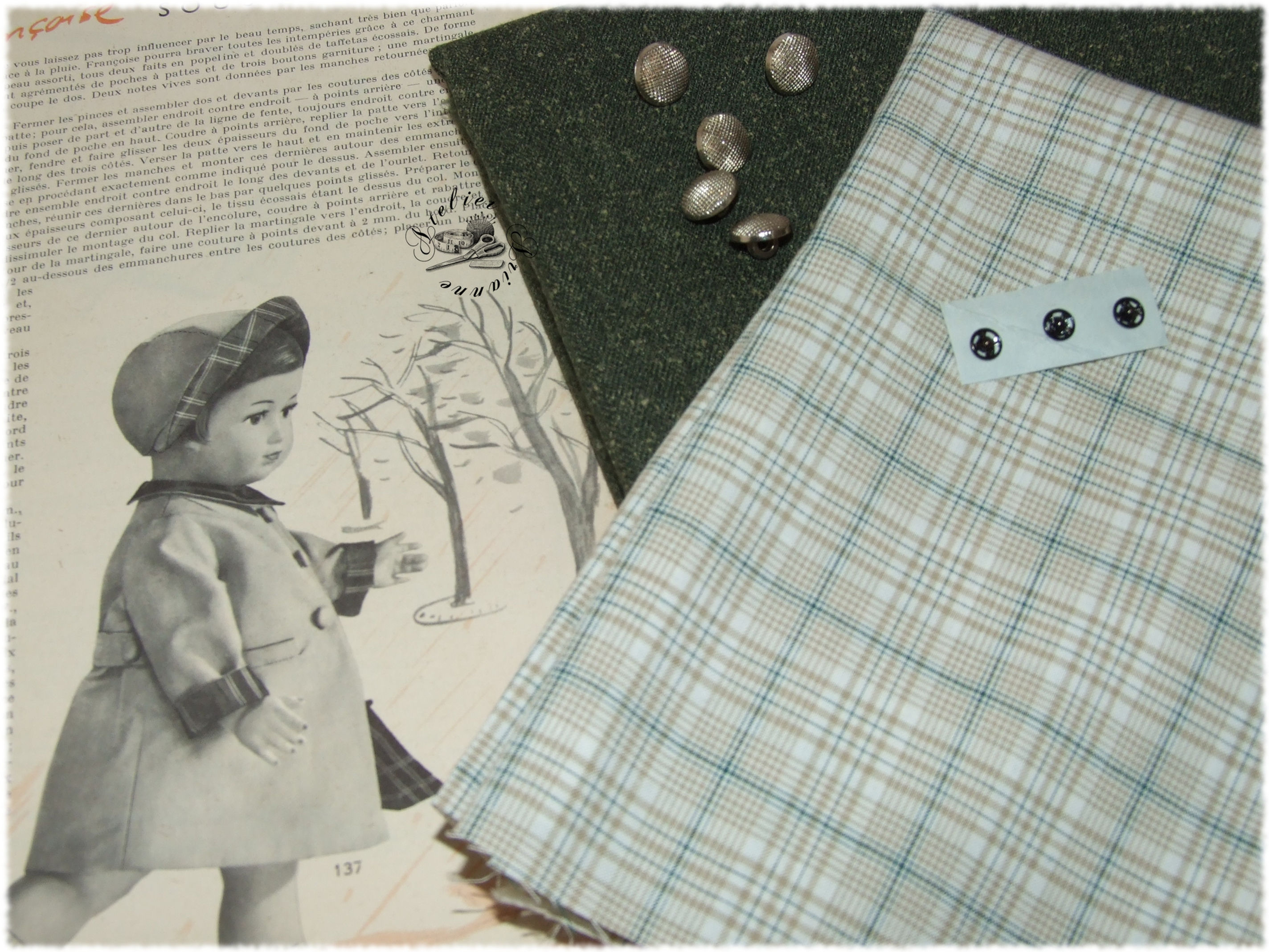 Kit 11 couture Modes et Travaux Françoise Octobre 1955