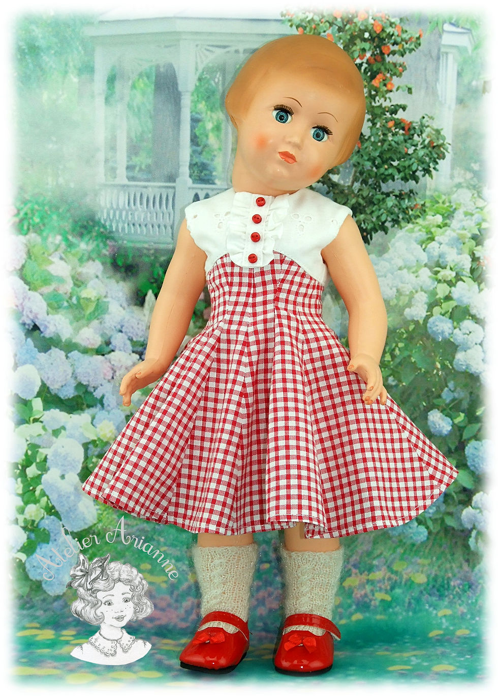 Miniature : Parisienne-Tenue pour poupée Françoise de Modes et Travaux