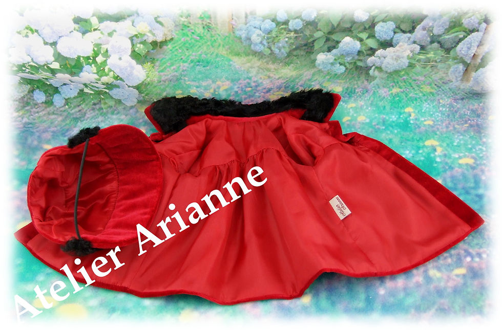 Miniature : Tenue pour poupée Marie - Françoise Modes et Travaux décembre 1958