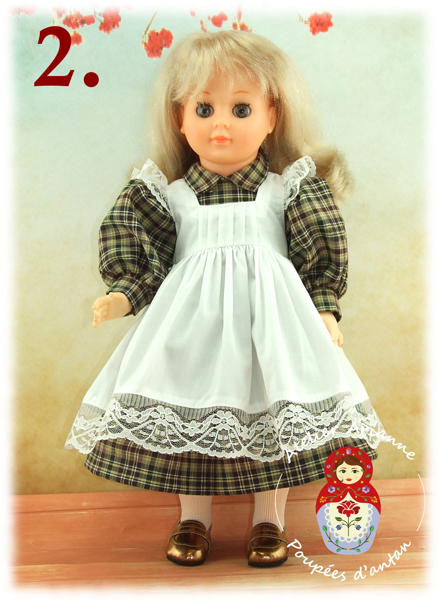 Numéro 2 : robe + tablier et pour Marie-Françoise