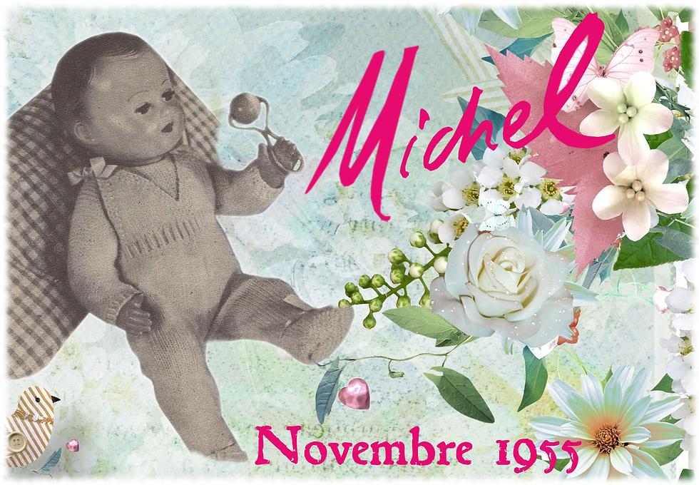 Miniature : Tenue pour poupée Michel Modes et Travaux Novembre 1955