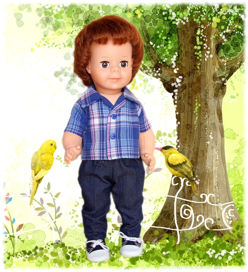 Tenue pour baigneur Michel et Jean-Michel Modes et Travaux Juin 1968