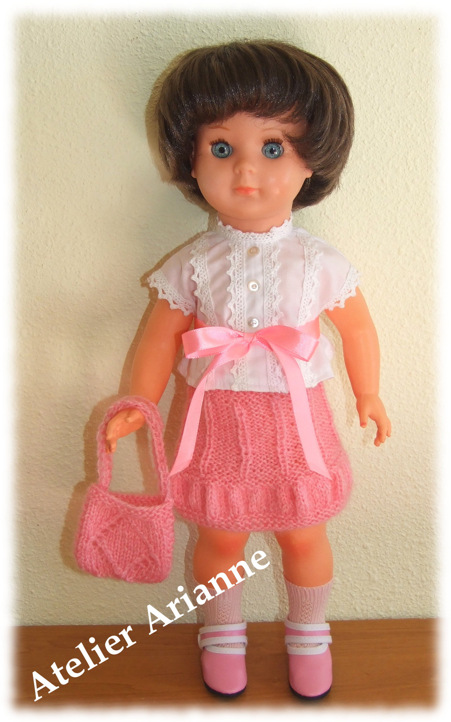 Tenue Lou tricot, couture pour poupée Marie-Françoise Modes et Travaux