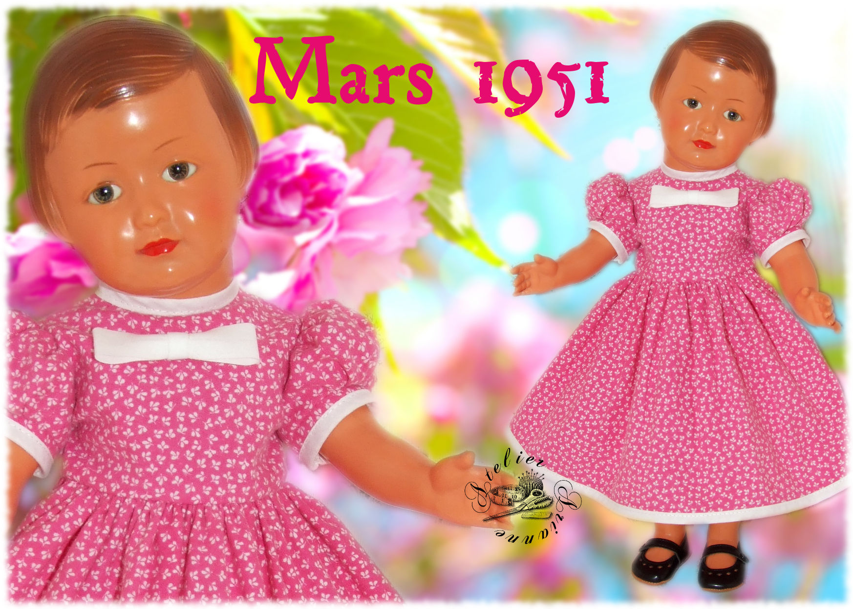 Tenue M&T pour Françoise Mars 1951