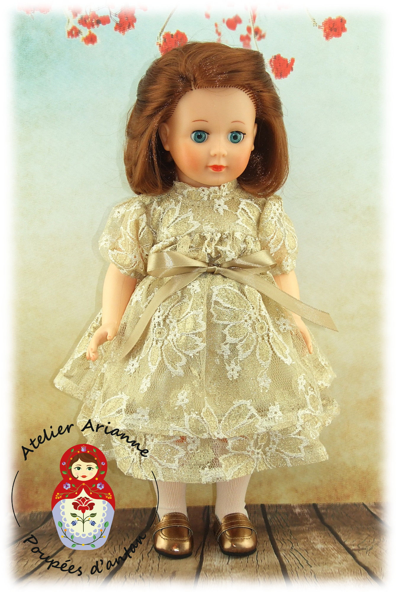 Tenue pour poupée Marie-Françoise  Modes et Travaux Novembre 1958