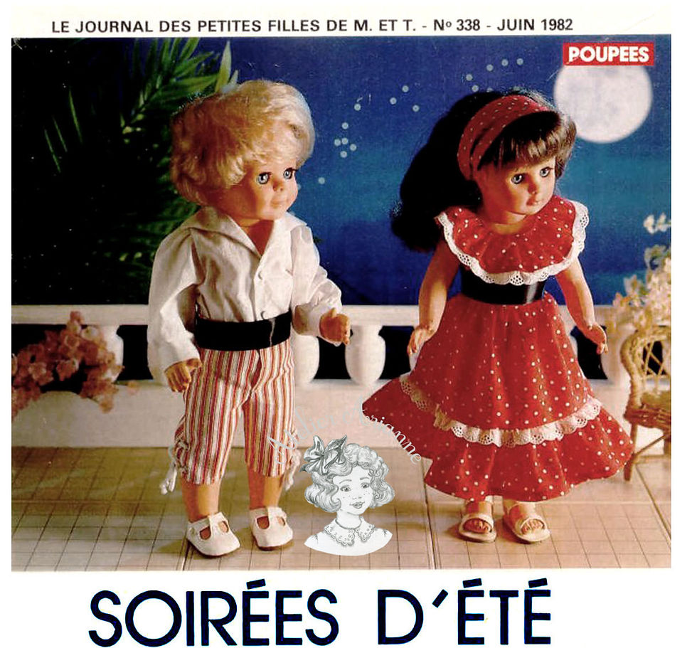Miniature : Juin 1982-Tenue pour poupée Jean-Michel de Modes et Travaux