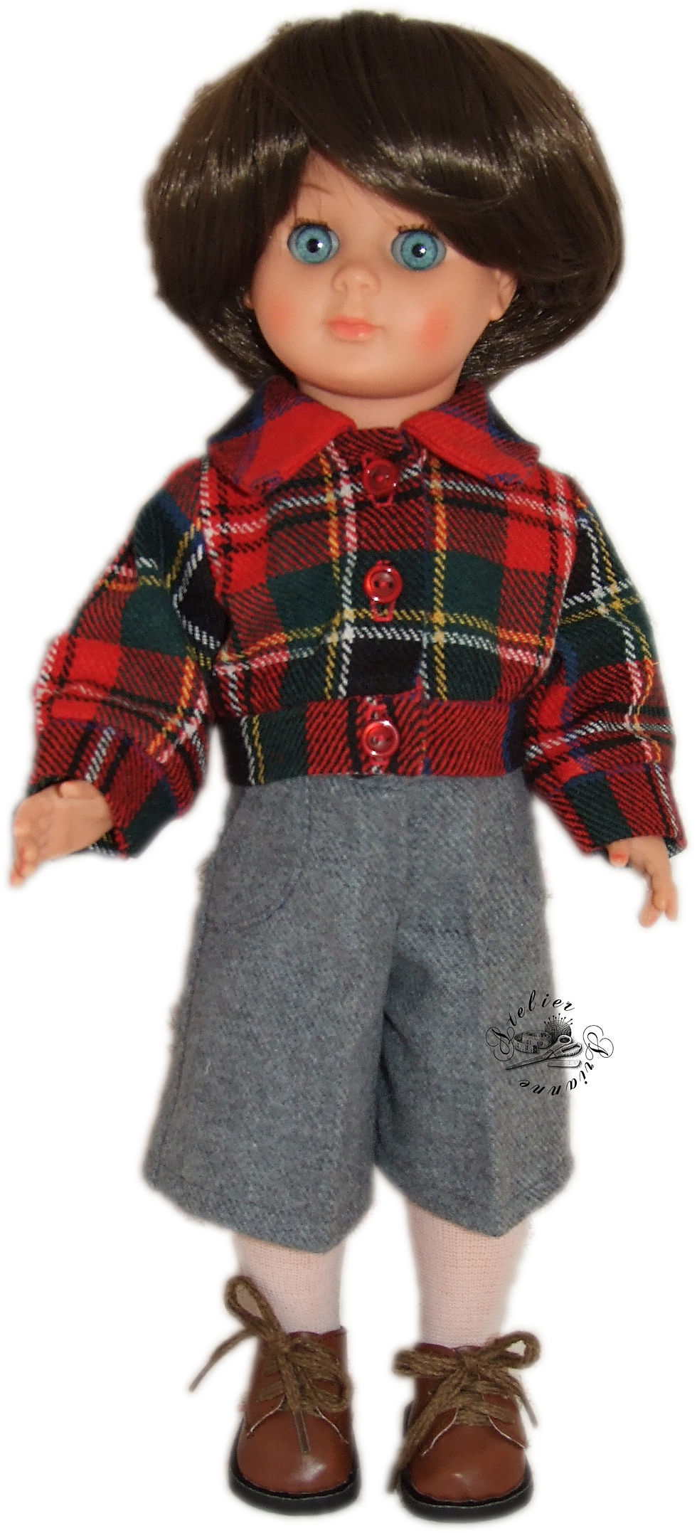 Miniature : Tenue pour poupée Françoise Modes et Travaux Mars 1979