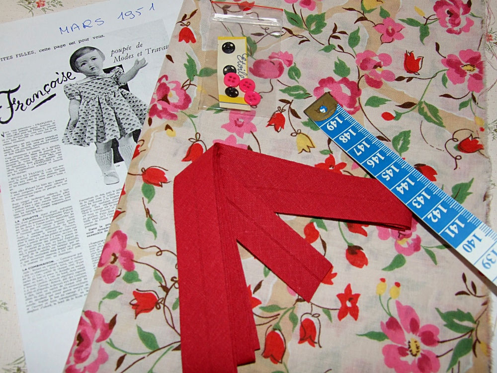 Kit 77 couture Modes et Travaux Françoise Mars 1951