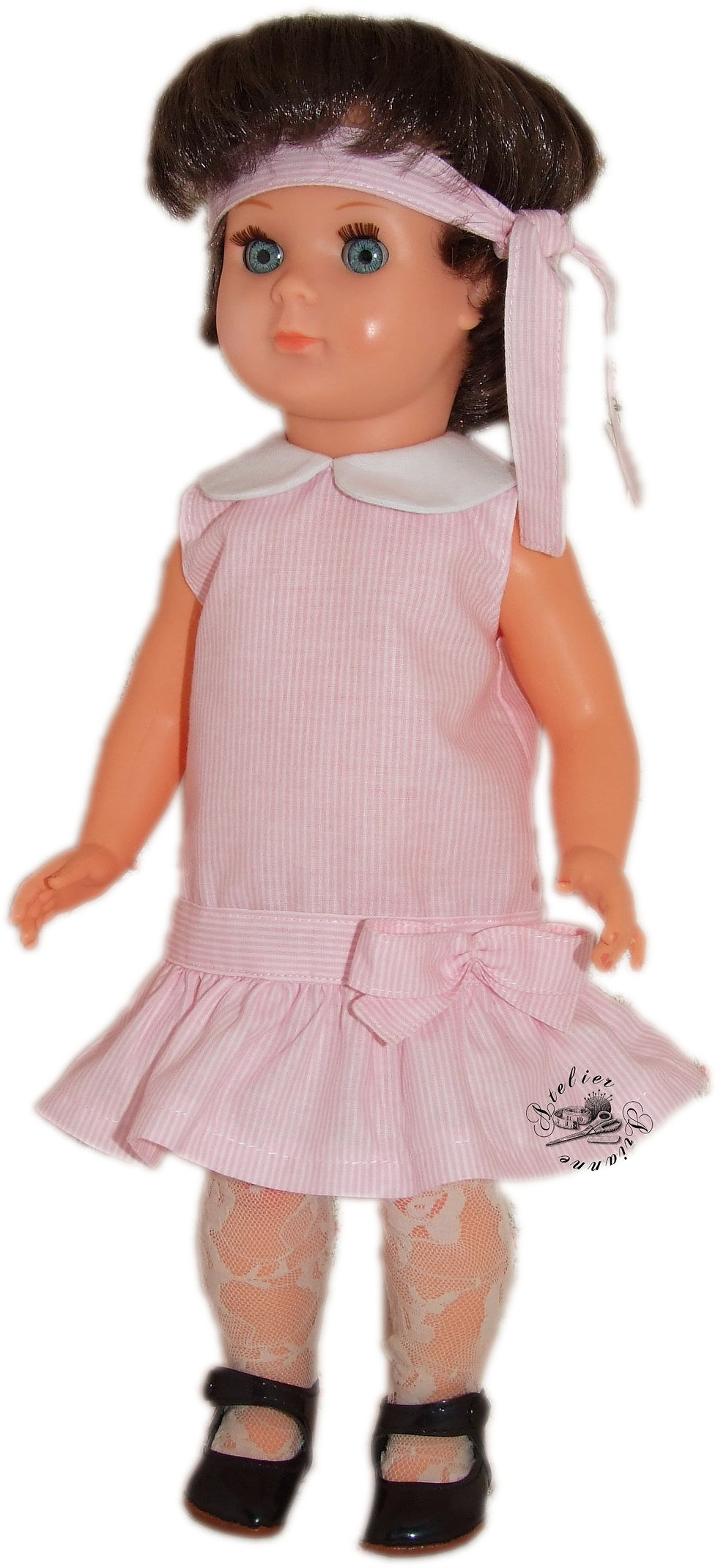 Miniature : Tenue pour poupée Françoise Modes et Travaux Mars 1984