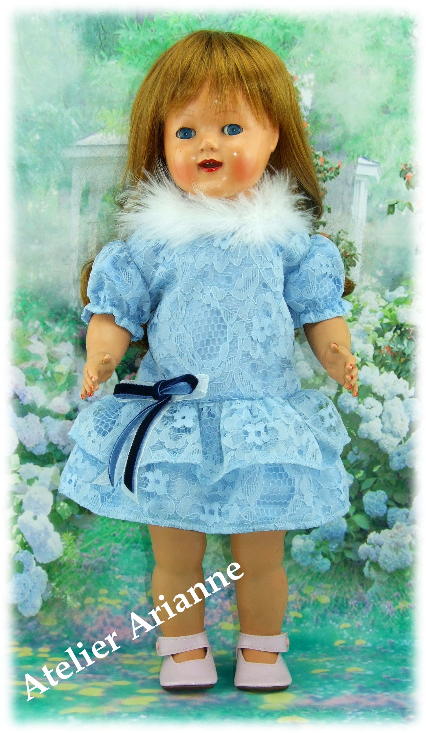 Tenue Mathilda pour poupée Schildkröt, GéGé, Bella , Raynal 46-50 cm