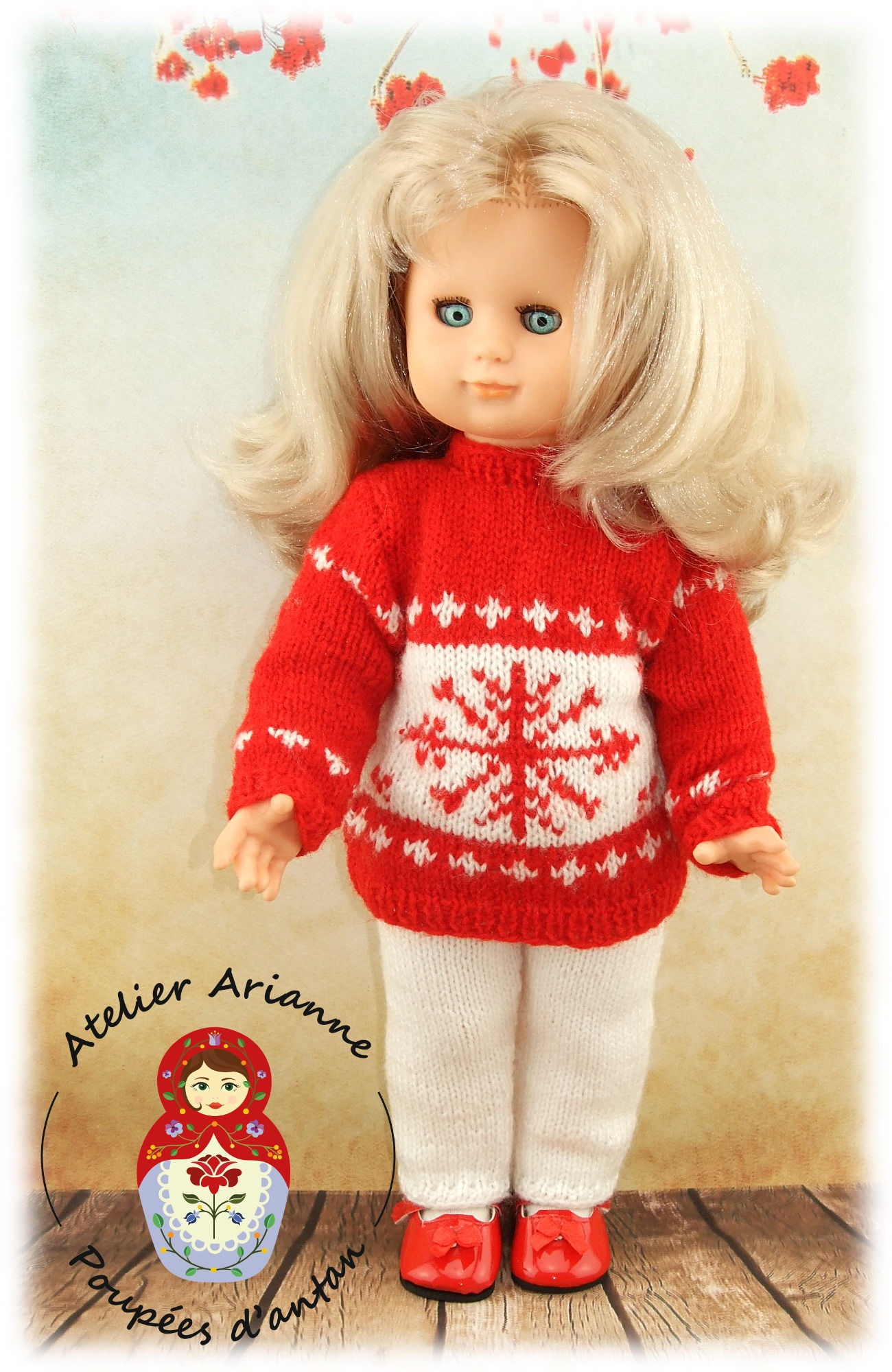 Hiver Tenue pour poupée Modes et Travaux : Emilie