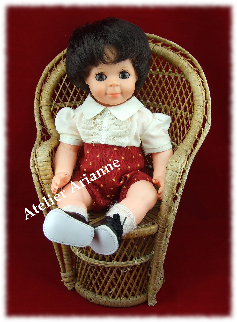 Miniature : Tenue novembre 1958 pour baigneur Michel de Modes et Travaux