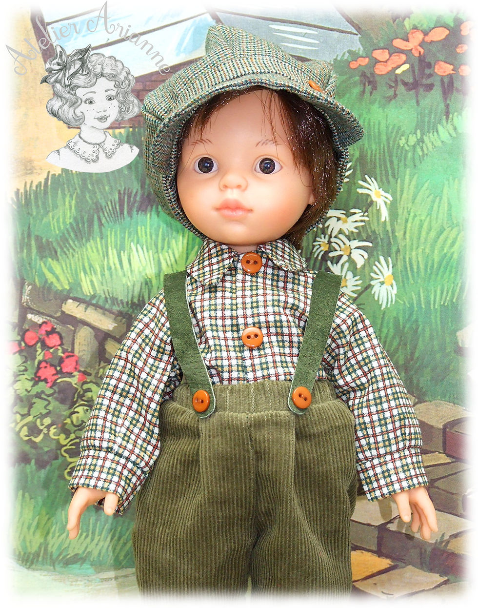 Miniature : Pièce exclusive - tenue Hans pour Paola Reina de 33 cm