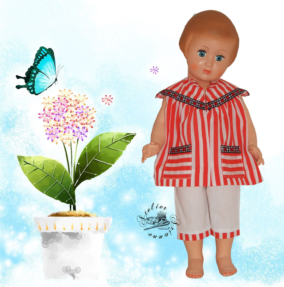Miniature : Tenue Françoise Avril 1956