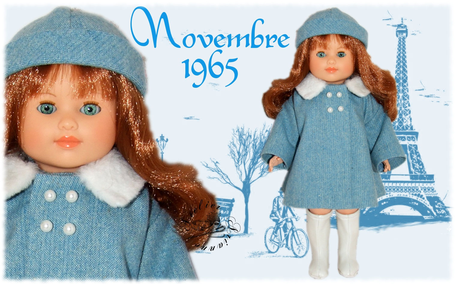 Tenue pour poupée Françoise Modes et Travaux Novembre 1965