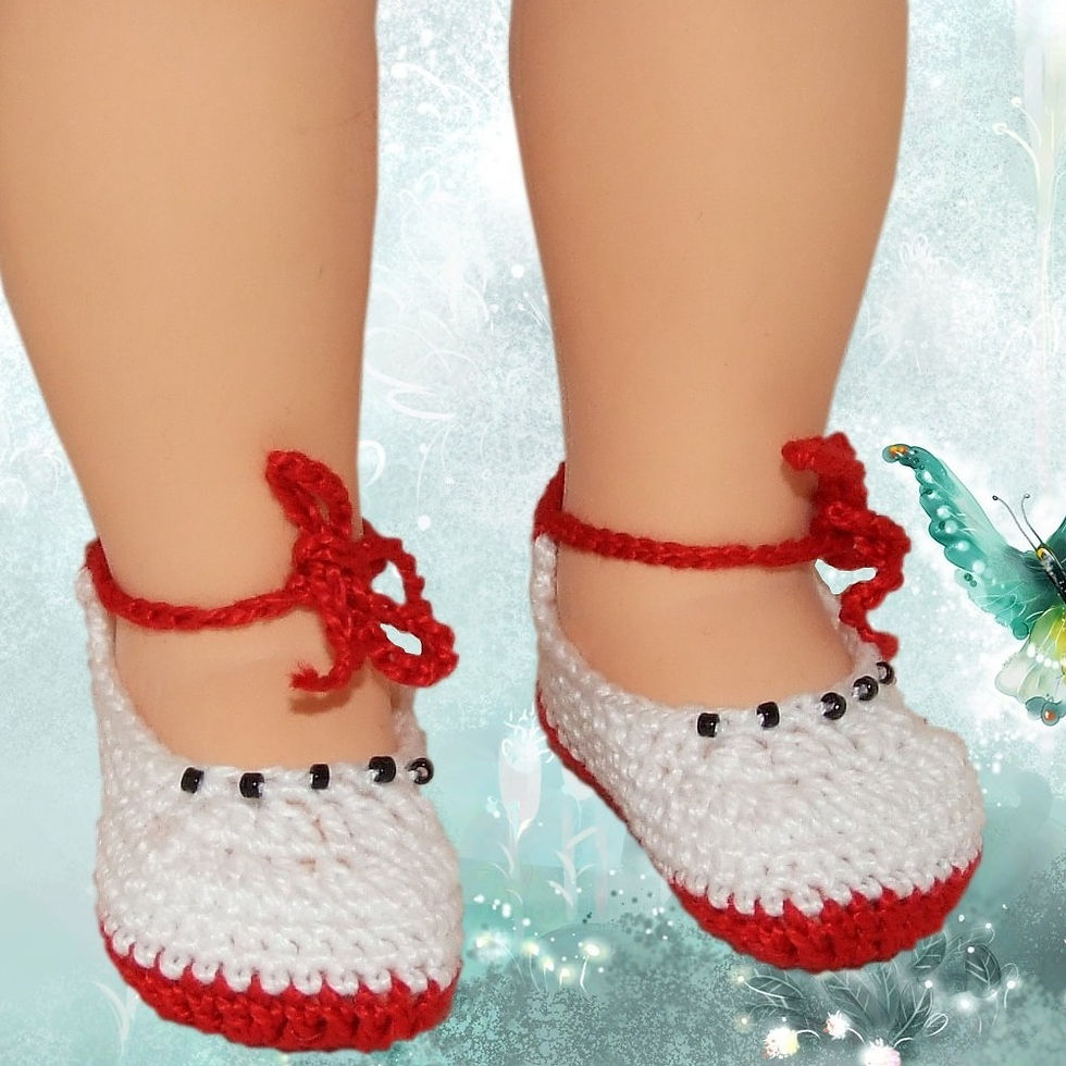 Miniature : Chaussures poupée Modes et Travaux - Françoise