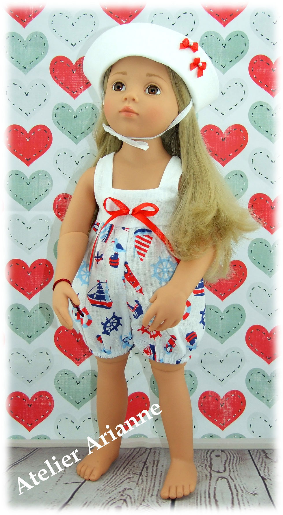 Miniature : Tenue Ada pour poupées : Maru and Friends,  Gotz, Kidz'n'Cats d'autres 45 cm