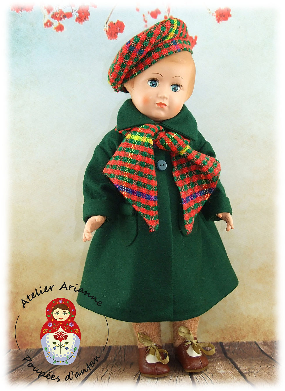 Tenue pour poupée Françoise, Marie Françoise de Modes et Travaux Mars 1952