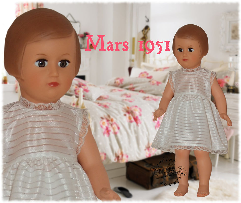 Miniature : Tenue Modes et Travaux Françoise Mars 1951