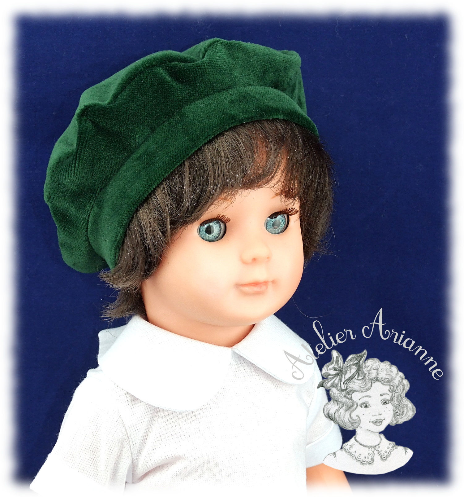 Béret assorti à la tenue de Décembre 1951- Modes et Travaux