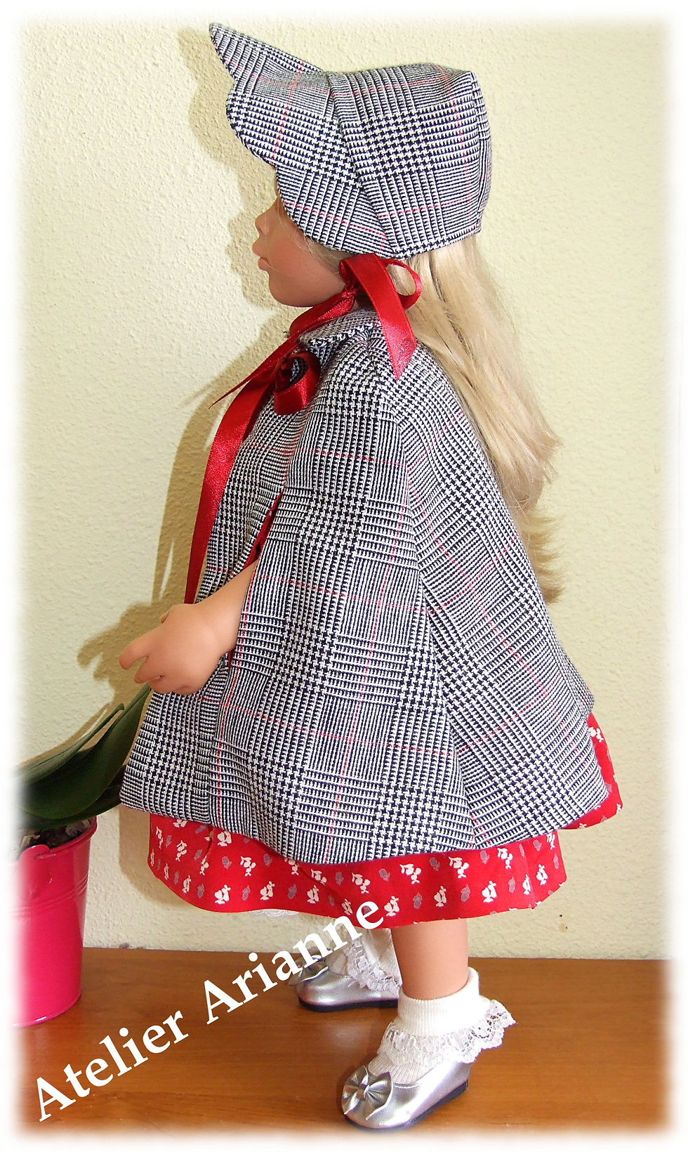 Miniature : Tenue Leontine pour poupées Raynal, Bella, Gotz et autres 46-50